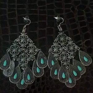 Charming Charlies Turquoise inspired earrings